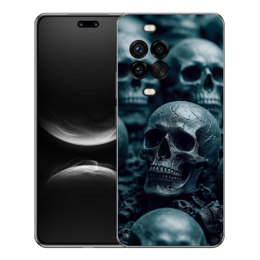 Gelový kryt mmCase na Huawei Nova 14 Pro - lebka 2