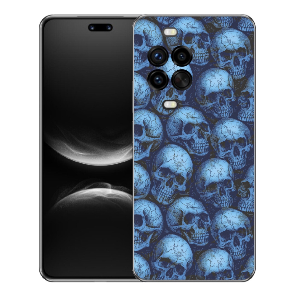 Gelový kryt mmCase na Huawei Nova 14 Pro - lebky