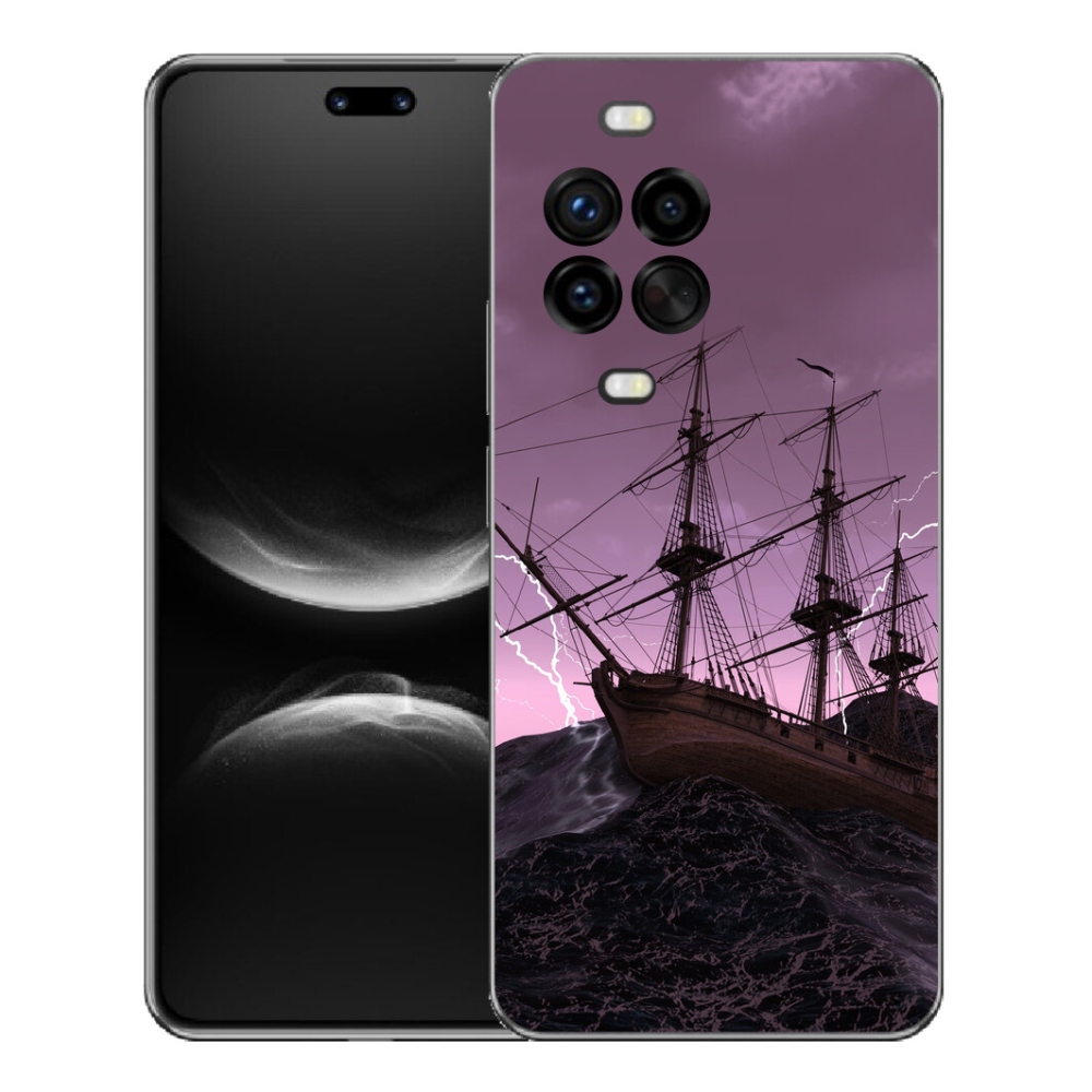 Gelový kryt mmCase na Huawei Nova 14 Pro - loď v bouři