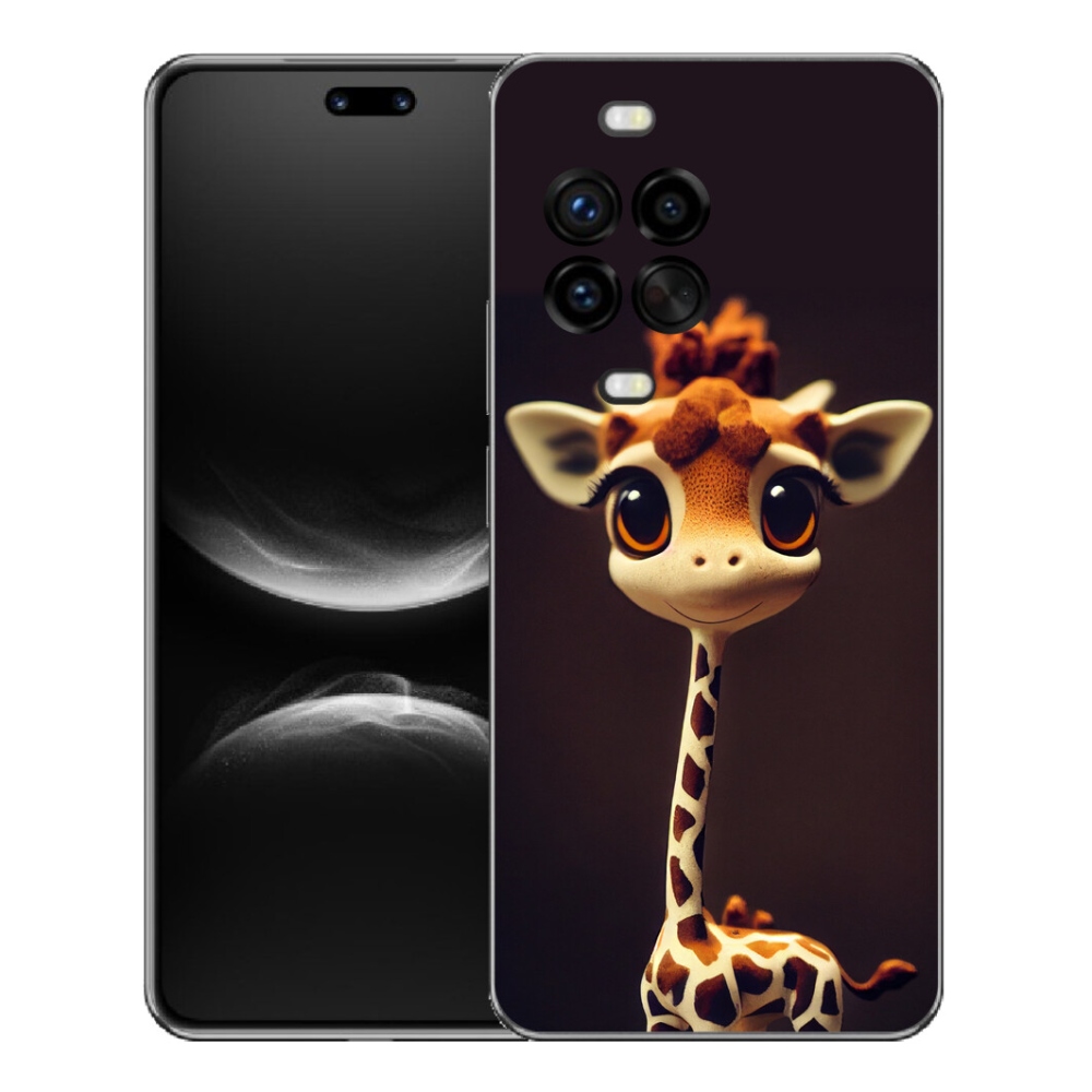 Gelový kryt mmCase na Huawei Nova 14 Pro - malá žirafa