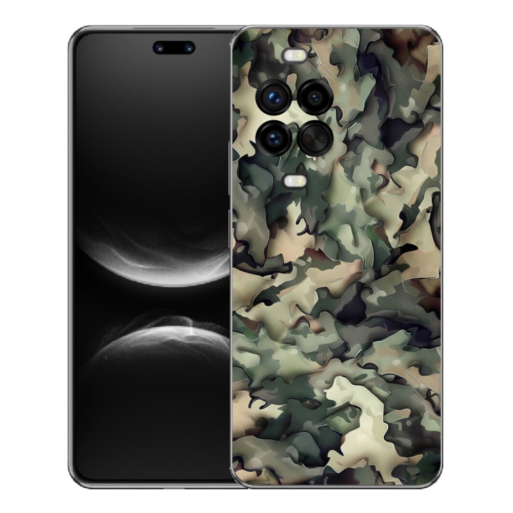Gelový kryt mmCase na Huawei Nova 14 Pro - maskáčový vzor 9