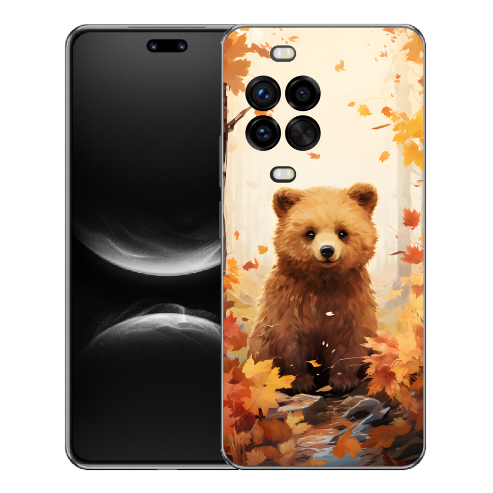 Gelový kryt mmCase na Huawei Nova 14 Pro - medvěd v lese