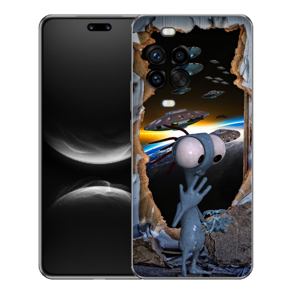 Gelový kryt mmCase na Huawei Nova 14 Pro - mimozemšťan