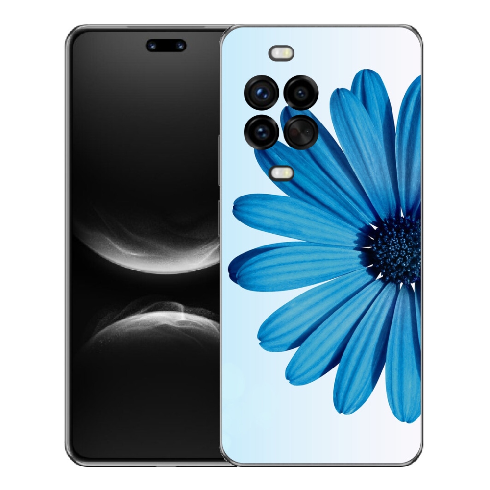 Gelový kryt mmCase na Huawei Nova 14 Pro - modrá kopretina