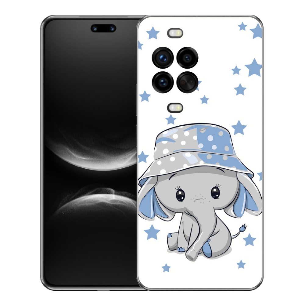 Gelový kryt mmCase na Huawei Nova 14 Pro - modrý slon