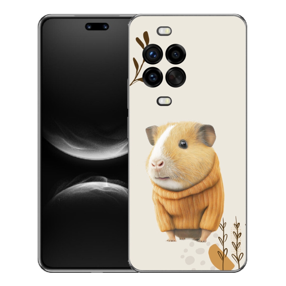 Gelový kryt mmCase na Huawei Nova 14 Pro - morče ve svetru