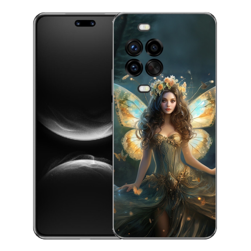 Gelový kryt mmCase na Huawei Nova 14 Pro - motýlí žena