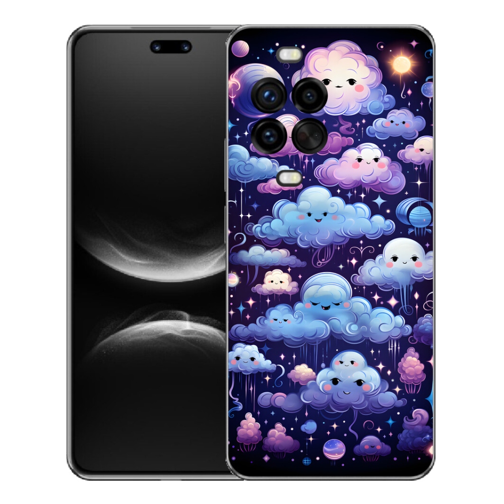 Gelový kryt mmCase na Huawei Nova 14 Pro - mráčky