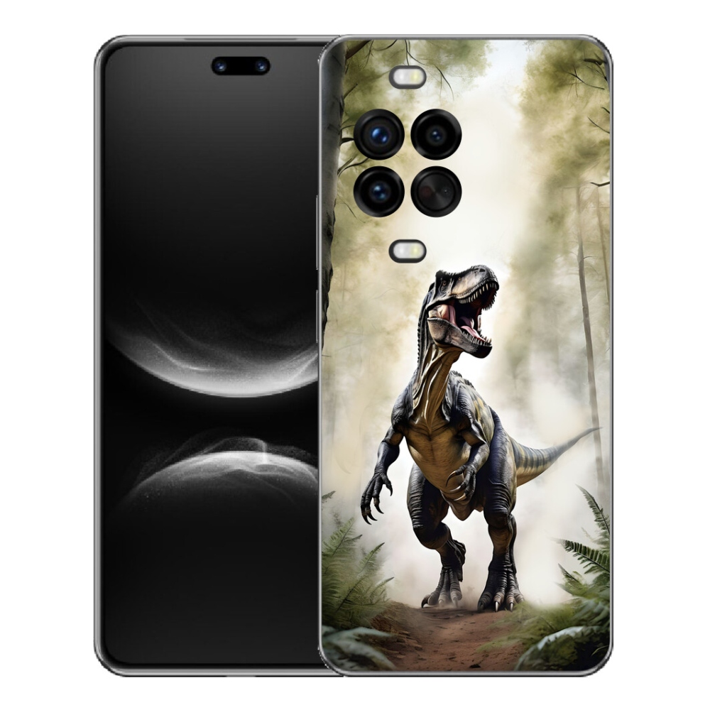 Gelový kryt mmCase na Huawei Nova 14 Pro - naštvaný T-Rex
