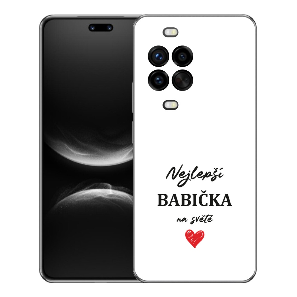 Gelový kryt mmCase na Huawei Nova 14 Pro - nejlepší babička 1 bílé pozadí