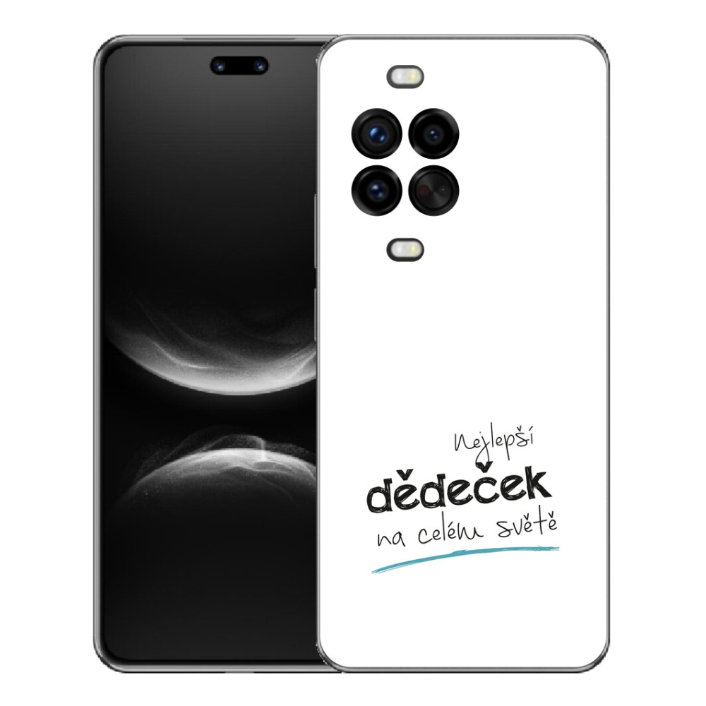Gelový kryt mmCase na Huawei Nova 14 Pro - nejlepší dědeček 3 bílé pozadí