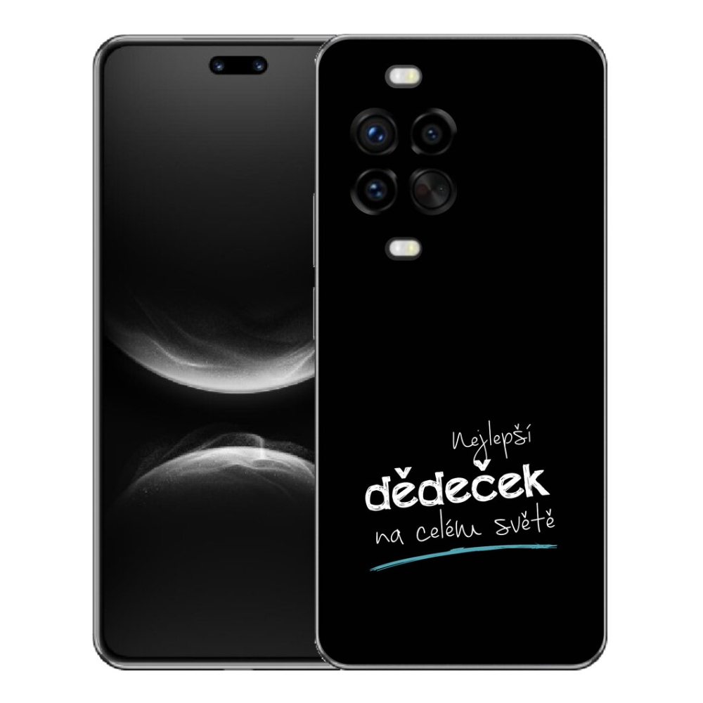Gelový kryt mmCase na Huawei Nova 14 Pro - nejlepší dědeček 3 černé pozadí