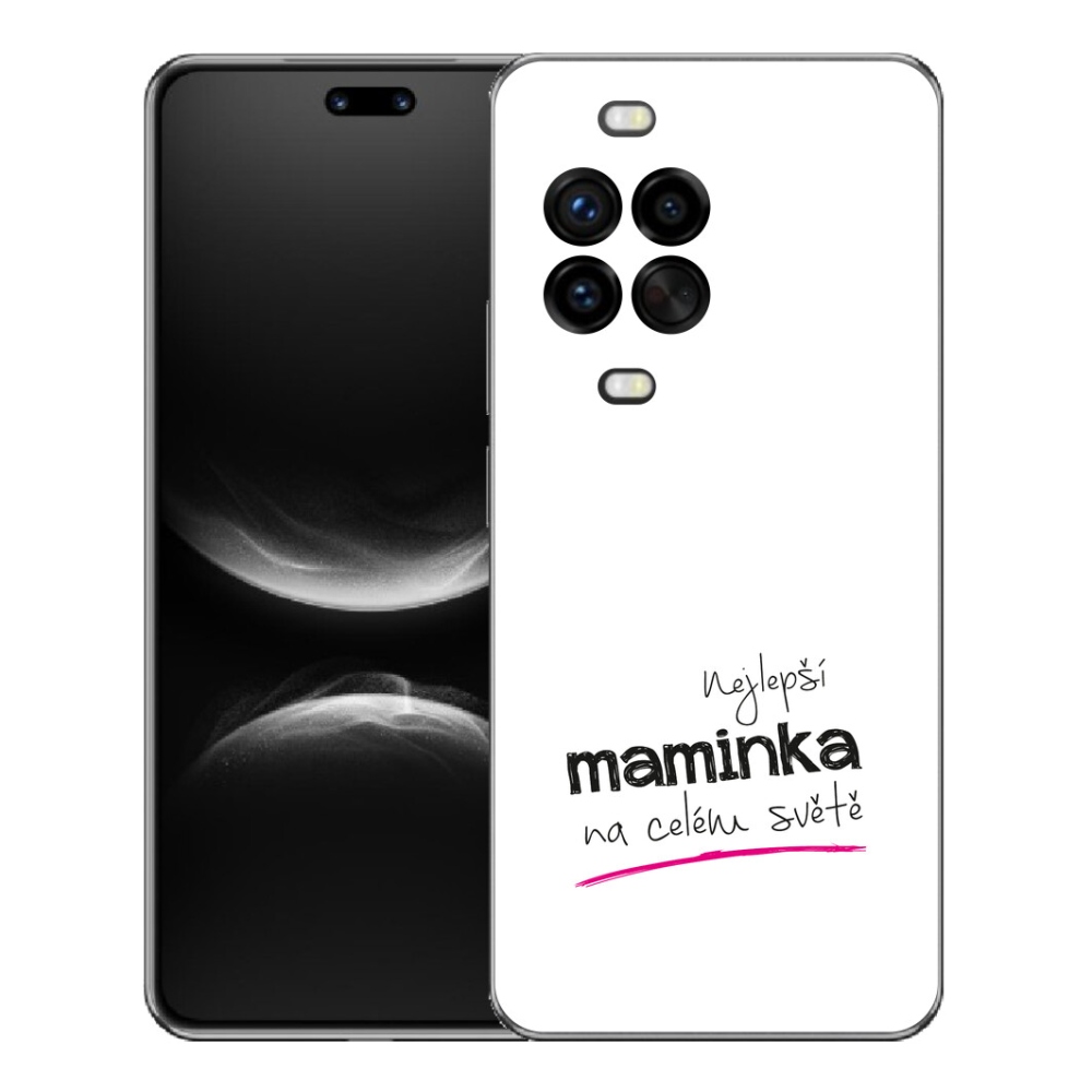 Gelový kryt mmCase na Huawei Nova 14 Pro - nejlepší maminka 4 bílé pozadí