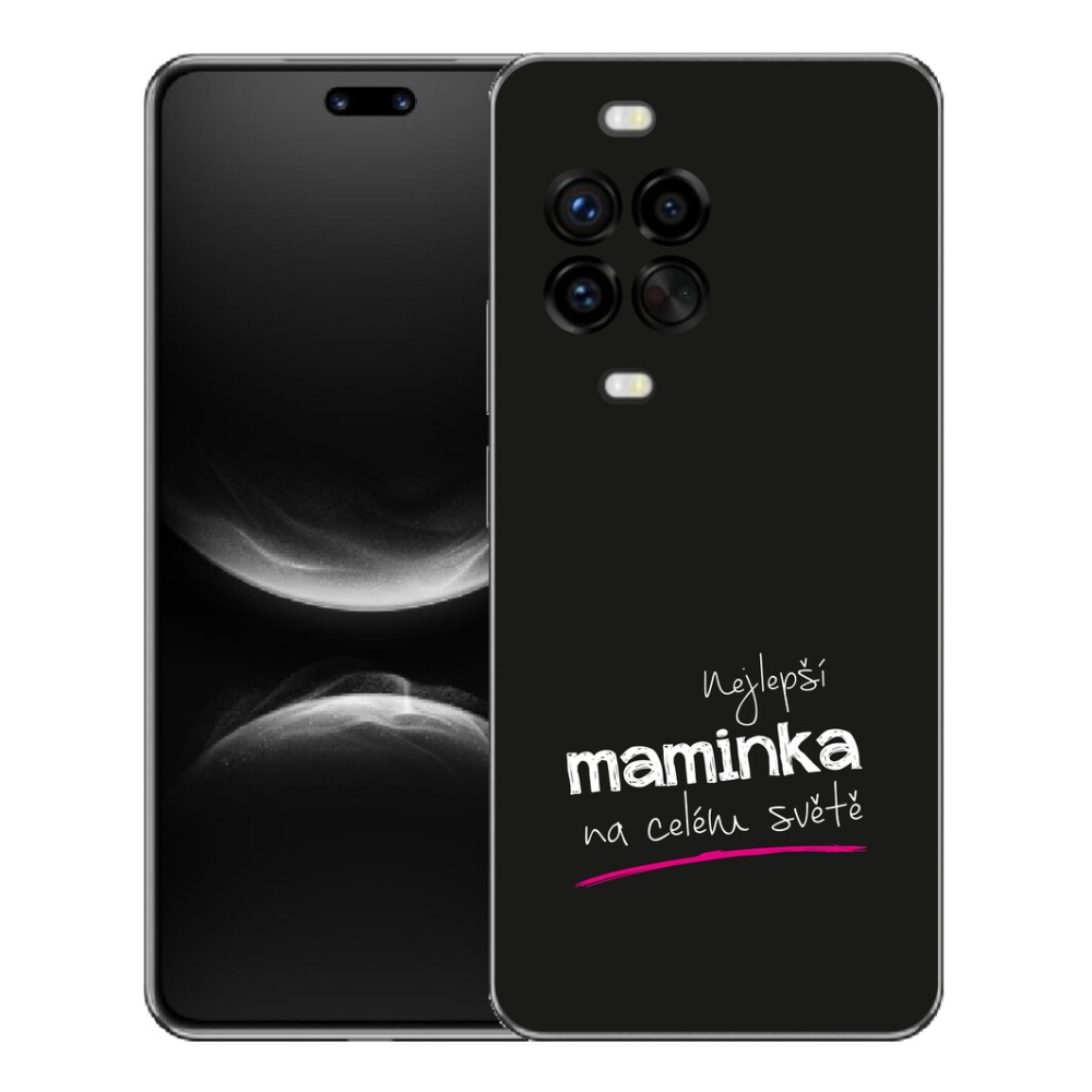 Gelový kryt mmCase na Huawei Nova 14 Pro - nejlepší maminka 4 černé pozadí