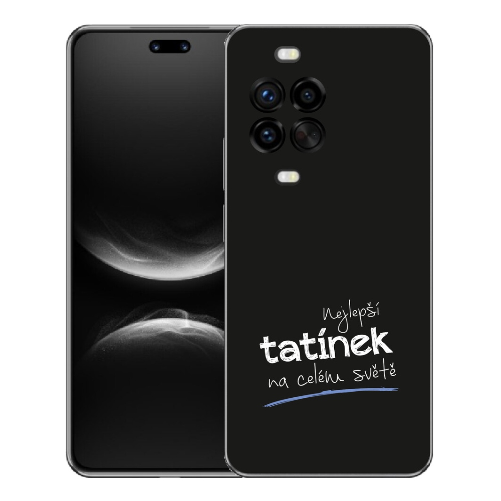 Gelový kryt mmCase na Huawei Nova 14 Pro - nejlepší tatínek 4 černé pozadí
