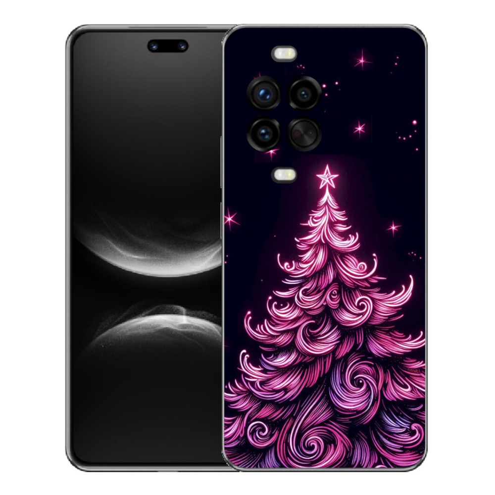 Gelový kryt mmCase na Huawei Nova 14 Pro - neonový vánoční stromek 2