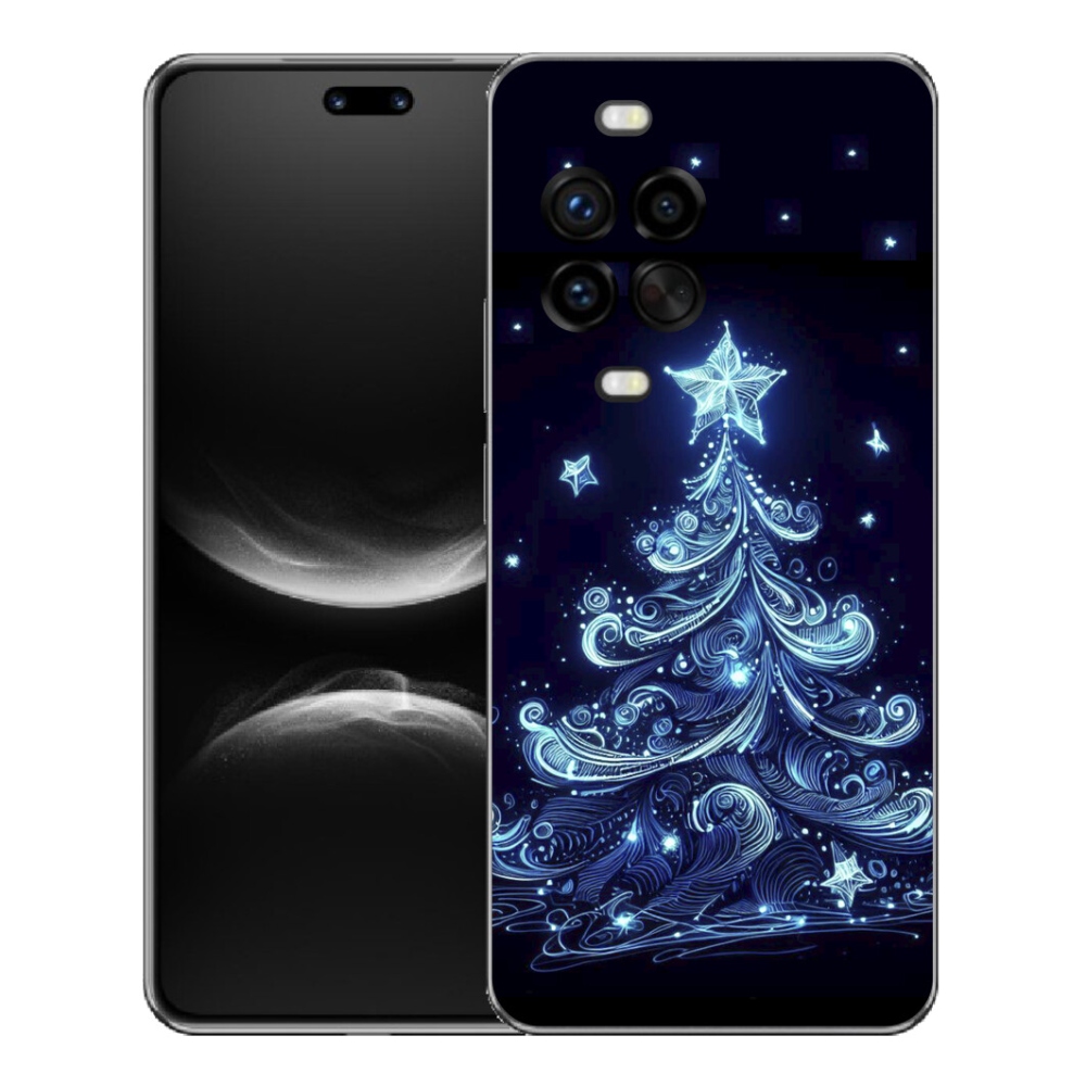 Gelový kryt mmCase na Huawei Nova 14 Pro - neonový vánoční stromek 4