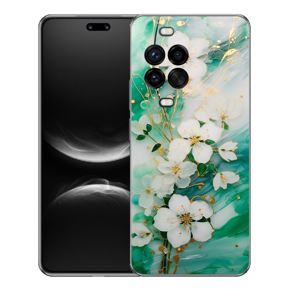 Gelový kryt mmCase na Huawei Nova 14 Pro - něžné květy