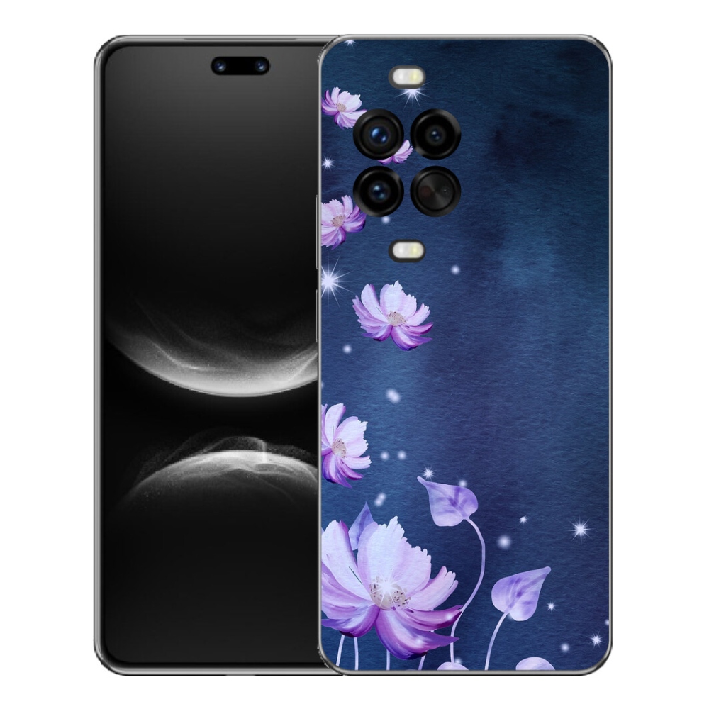Gelový kryt mmCase na Huawei Nova 14 Pro - padající květy