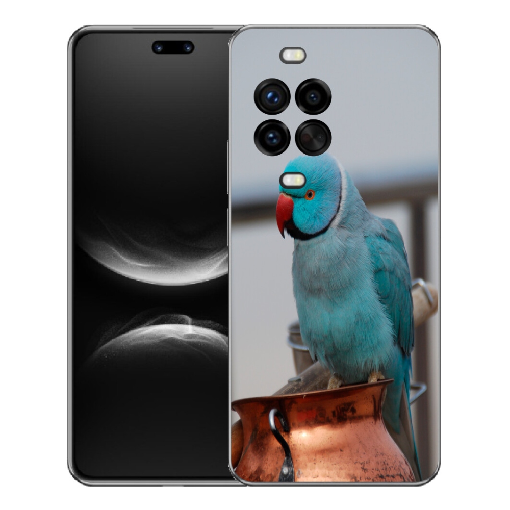 Gelový kryt mmCase na Huawei Nova 14 Pro - papoušek alexandr modrý