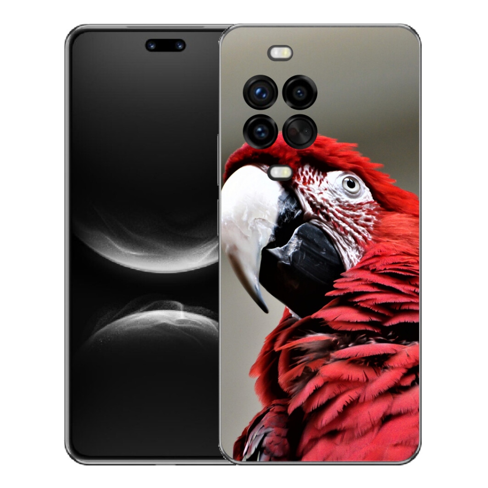 Gelový kryt mmCase na Huawei Nova 14 Pro - papoušek ara červený