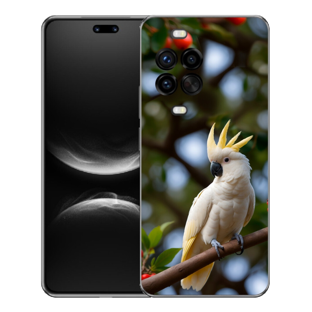 Gelový kryt mmCase na Huawei Nova 14 Pro - papoušek kakadu 3