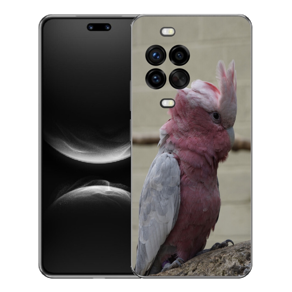 Gelový kryt mmCase na Huawei Nova 14 Pro - papoušek kakadu růžový
