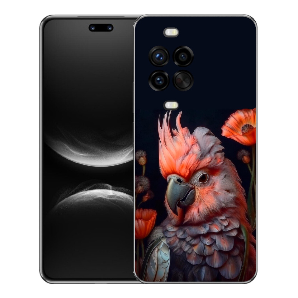Gelový kryt mmCase na Huawei Nova 14 Pro - papoušek kakadu v barvách