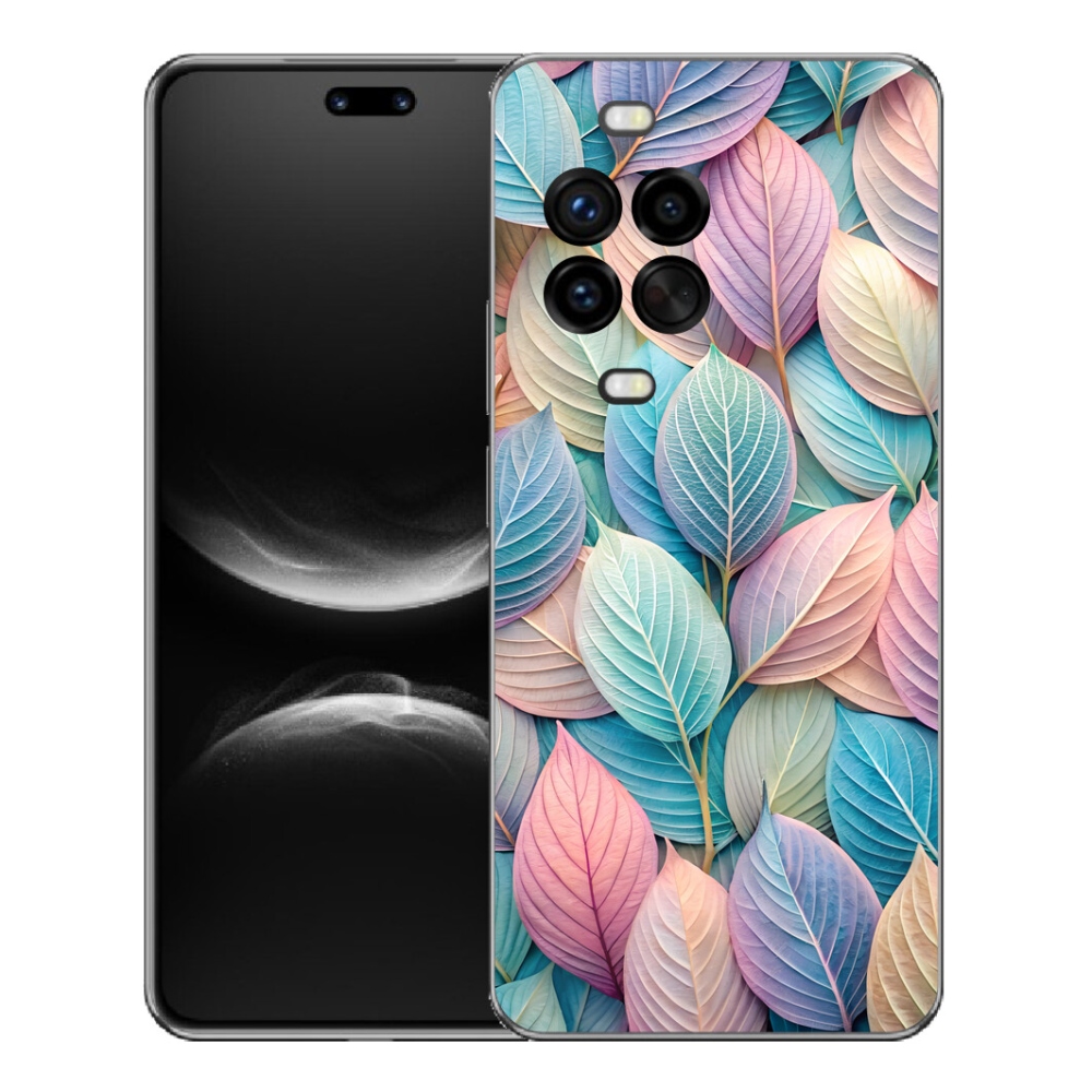 Gelový kryt mmCase na Huawei Nova 14 Pro - pastelové listy