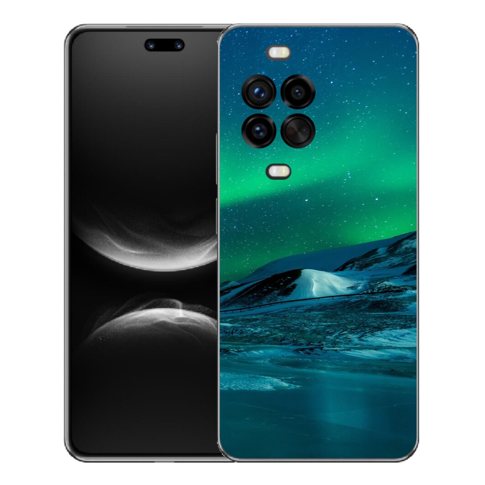 Gelový kryt mmCase na Huawei Nova 14 Pro - polární záře