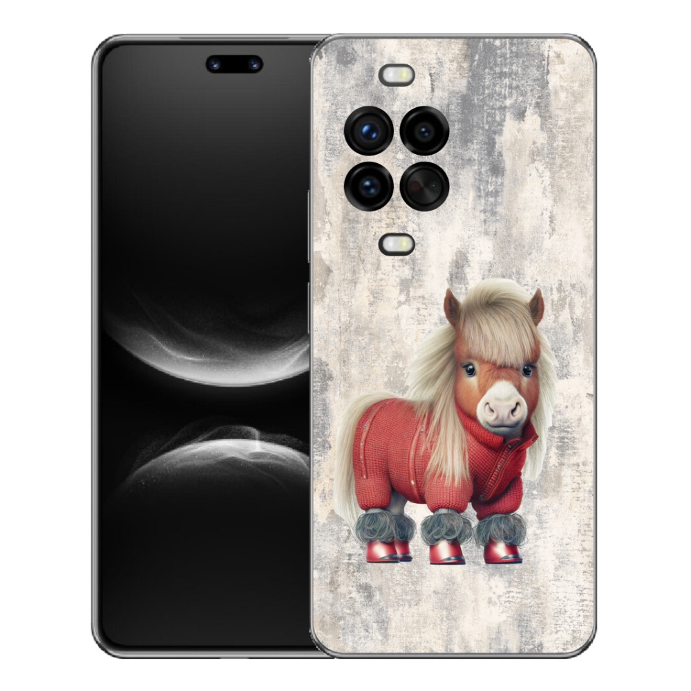 Gelový kryt mmCase na Huawei Nova 14 Pro - poník ve svetru