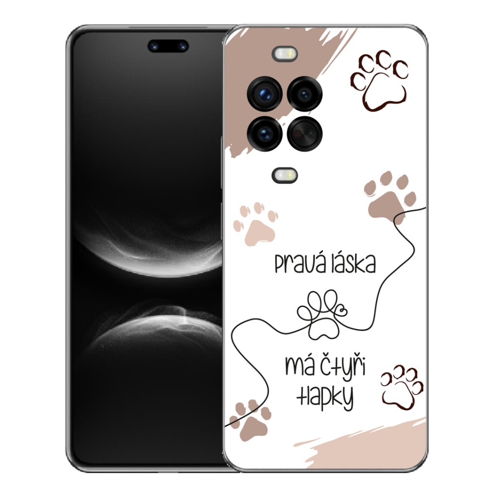 Gelový kryt mmCase na Huawei Nova 14 Pro - psí motiv 1 bílé pozadí
