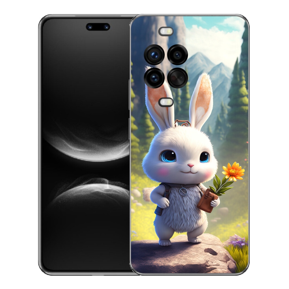 Gelový kryt mmCase na Huawei Nova 14 Pro - roztomilý králíček