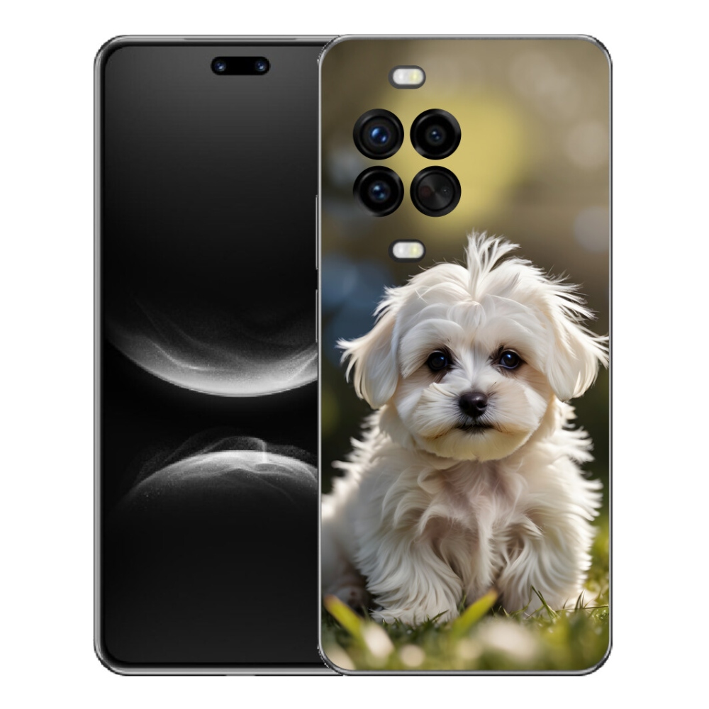 Gelový kryt mmCase na Huawei Nova 14 Pro - roztomilý maltézský psík