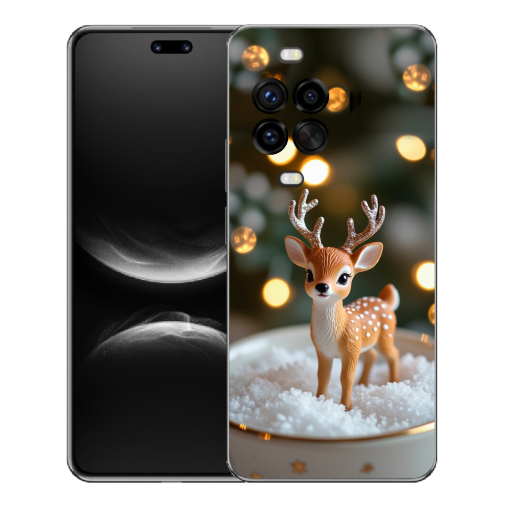 Gelový kryt mmCase na Huawei Nova 14 Pro - roztomilý vánoční jelen