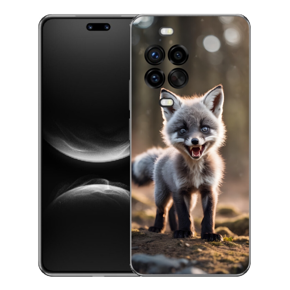 Gelový kryt mmCase na Huawei Nova 14 Pro - rozzuřená liška