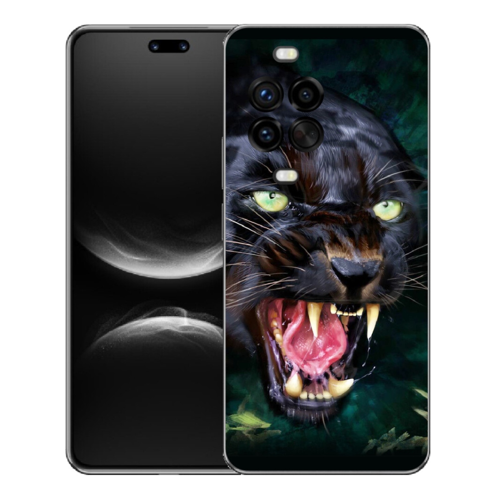 Gelový kryt mmCase na Huawei Nova 14 Pro - rozzuřený černý panter