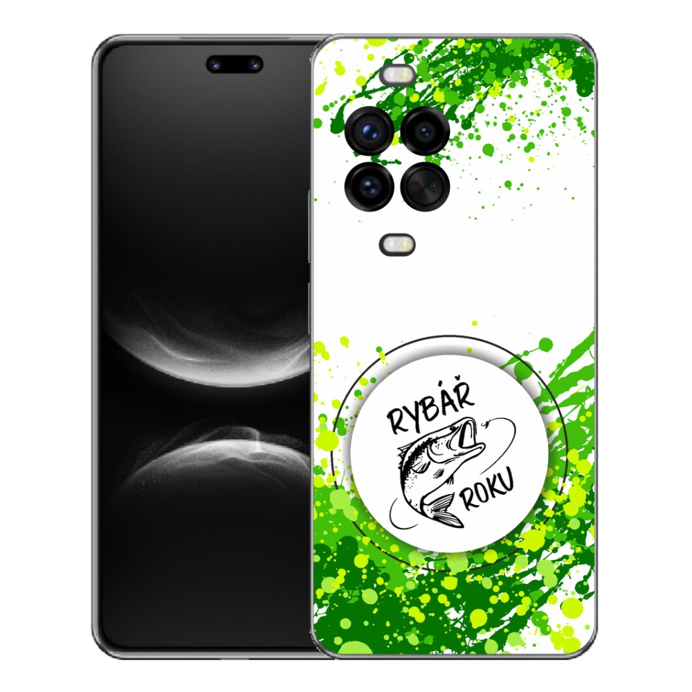 Gelový kryt mmCase na Huawei Nova 14 Pro - rybář roku bílé pozadí