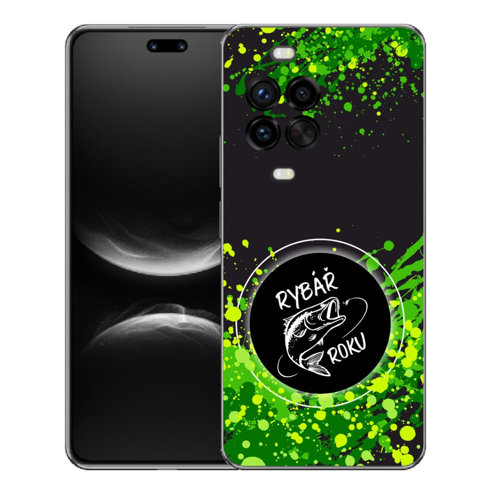 Gelový kryt mmCase na Huawei Nova 14 Pro - rybář roku černé pozadí