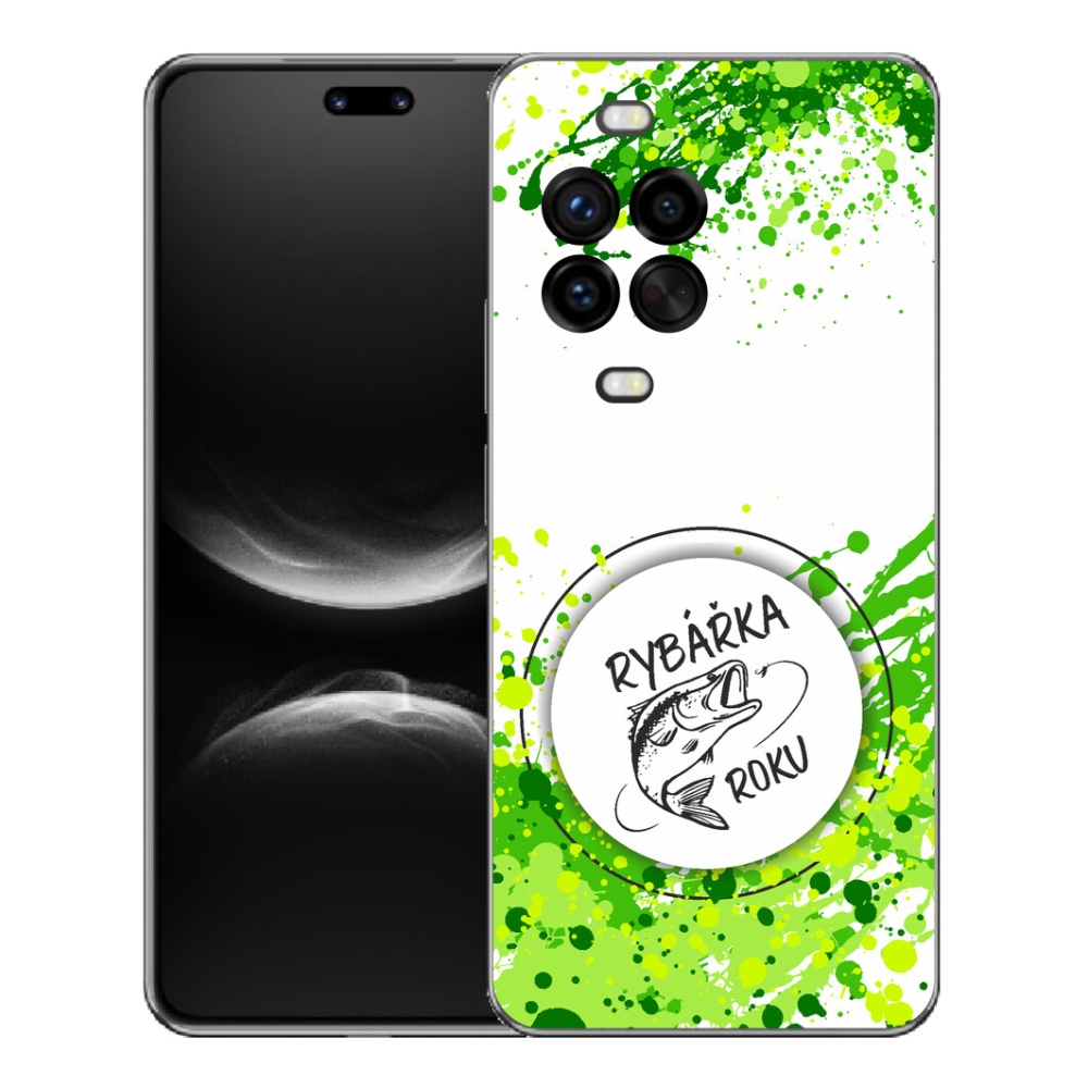 Gelový kryt mmCase na Huawei Nova 14 Pro - rybářka roku bílé pozadí