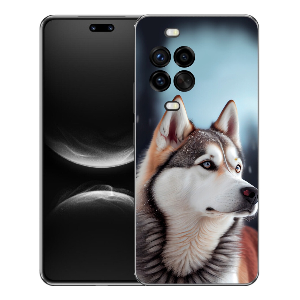 Gelový kryt mmCase na Huawei Nova 14 Pro - sibiřský husky
