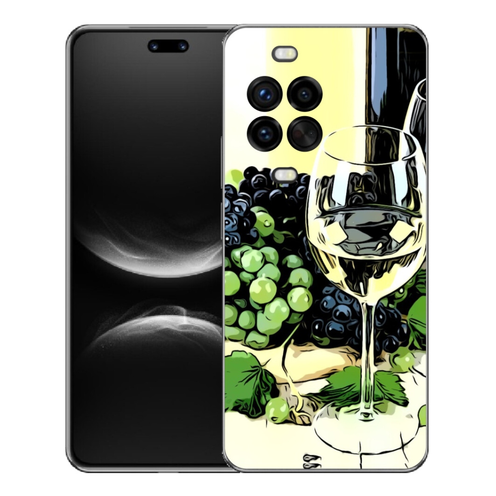 Gelový kryt mmCase na Huawei Nova 14 Pro - sklenka vína