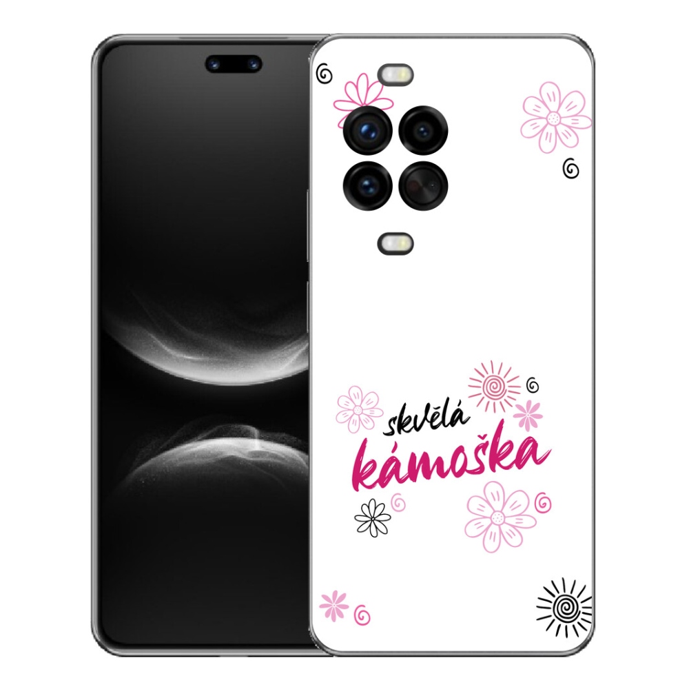 Gelový kryt mmCase na Huawei Nova 14 Pro - skvělá kámoška bílé pozadí