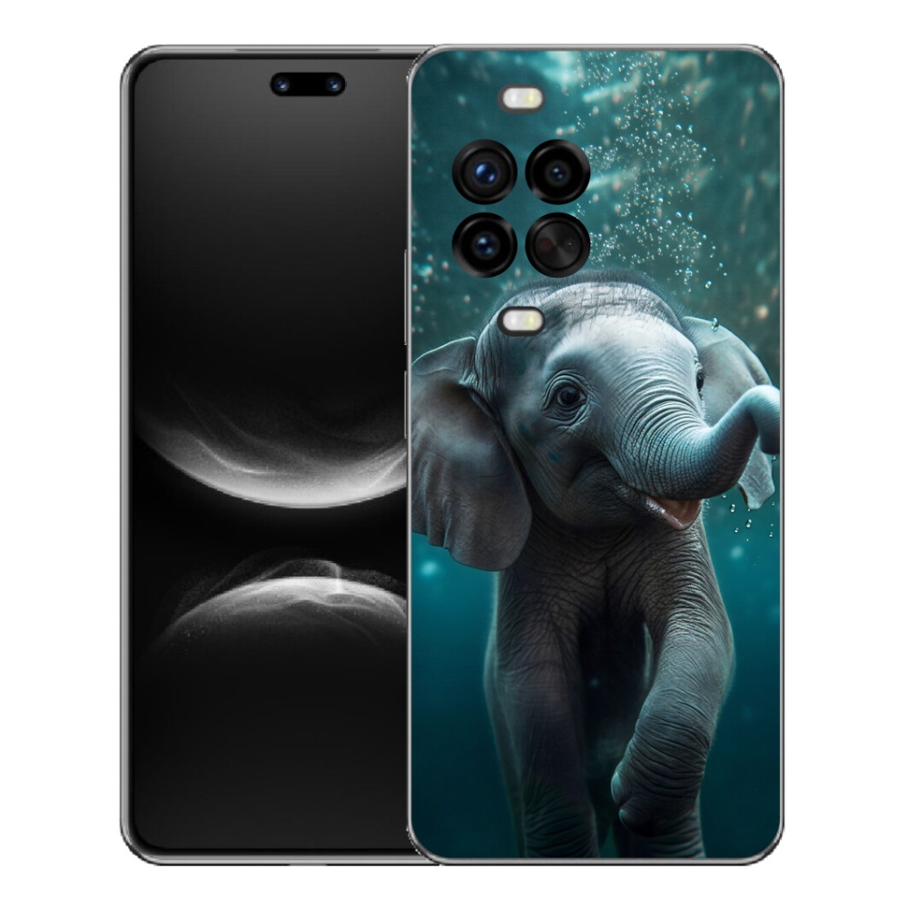 Gelový kryt mmCase na Huawei Nova 14 Pro - slůně pod vodou