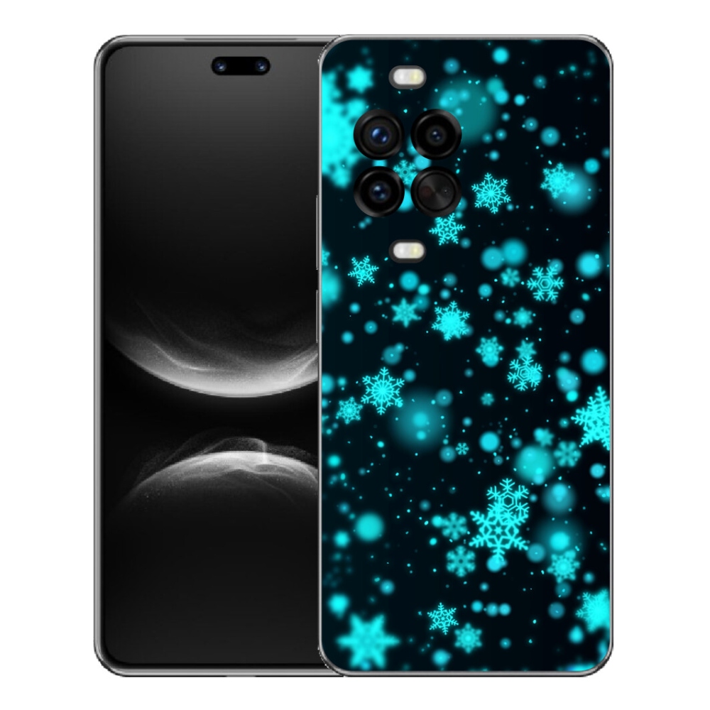 Gelový kryt mmCase na Huawei Nova 14 Pro - sněhové vločky 1