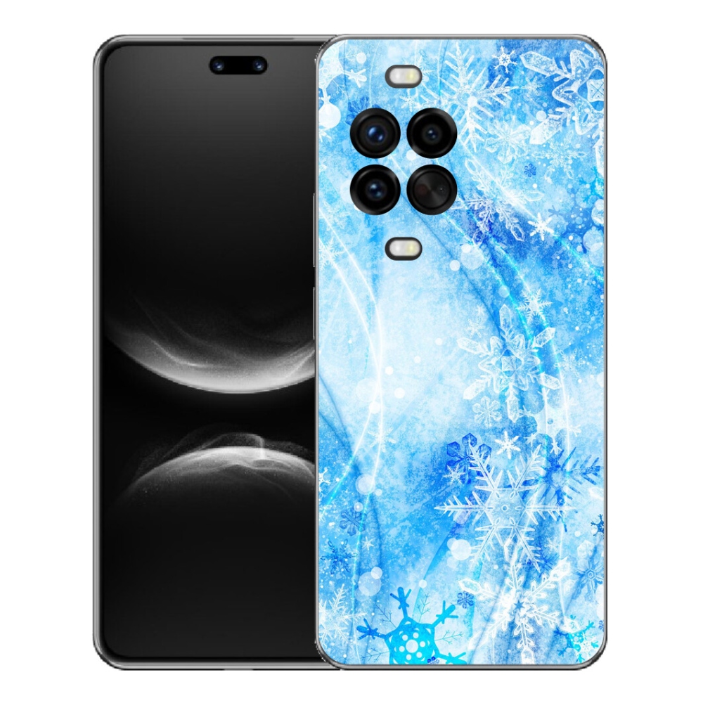 Gelový kryt mmCase na Huawei Nova 14 Pro - sněhové vločky