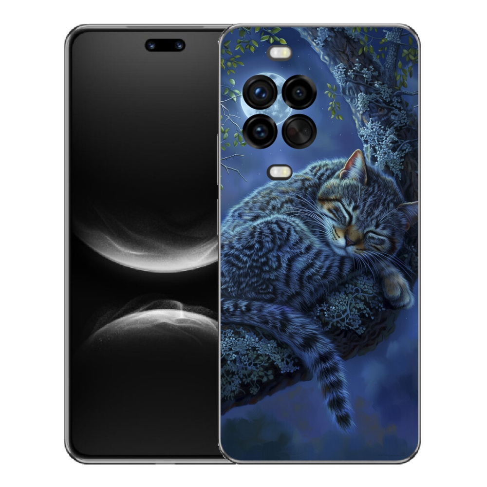 Gelový kryt mmCase na Huawei Nova 14 Pro - spící kočka