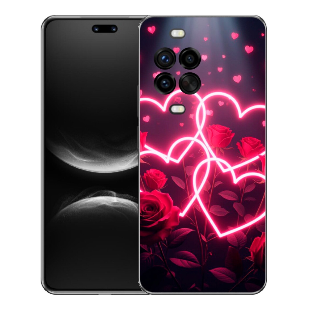Gelový kryt mmCase na Huawei Nova 14 Pro - srdce lásky