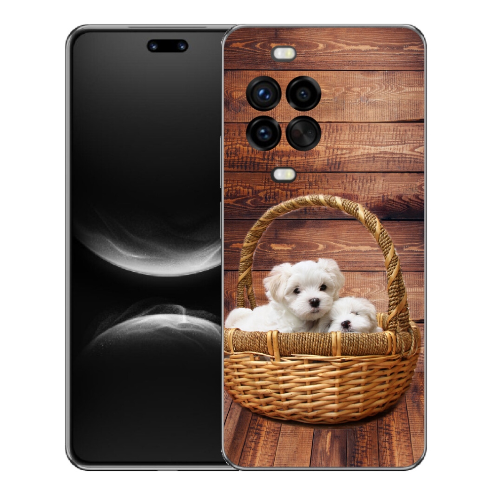 Gelový kryt mmCase na Huawei Nova 14 Pro - štěňátka