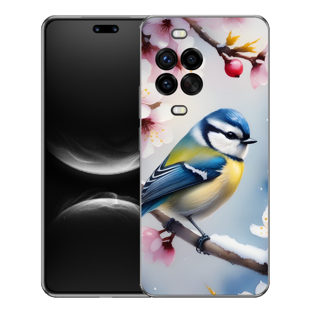 Gelový kryt mmCase na Huawei Nova 14 Pro - sýkorka